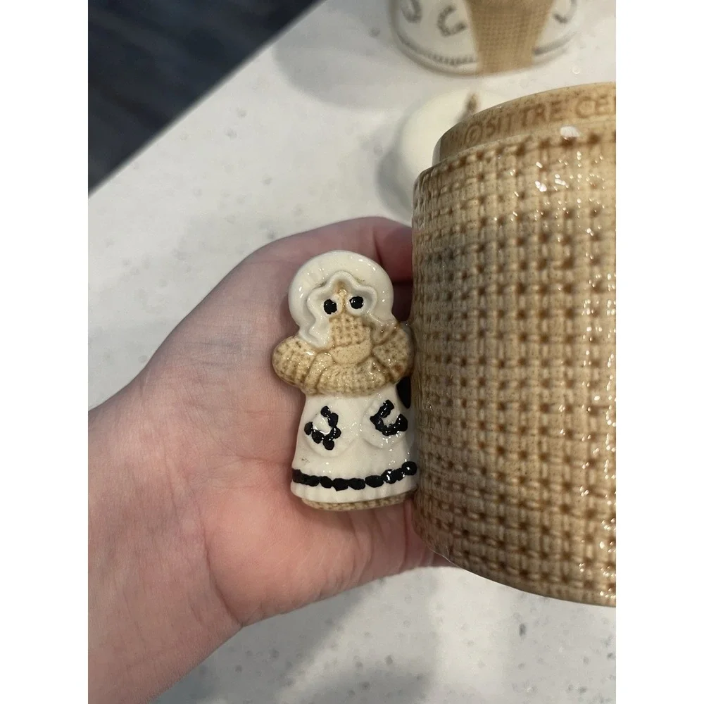Vintage 1980  Sittre Ceramic Products Inc. Ceramic Gingerbread Lady Cookie Jars